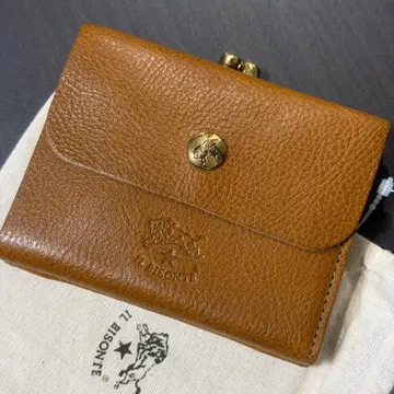 [미사용 새상품] 일비종떼 이단 접이식 가마구치 지갑 올리브