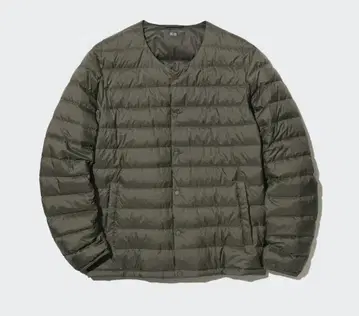 유니클로 울트라 라이트 다운 컴팩트 자켓 L 올리브