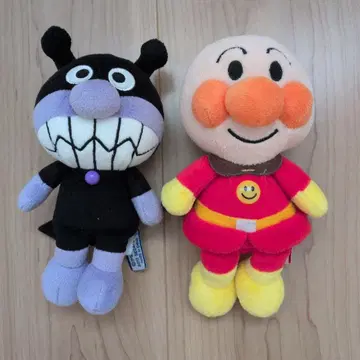 호빵맨 세균맨 봉제 인형 세트