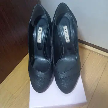 Diana 블랙 하이힐 8cm 24.5cm