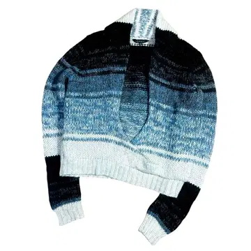 띠어리 theory 그라데이션 숄카라 캐시미어 니트 M