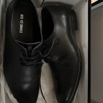 COMME CA ISM 블랙 레이스업 슈즈