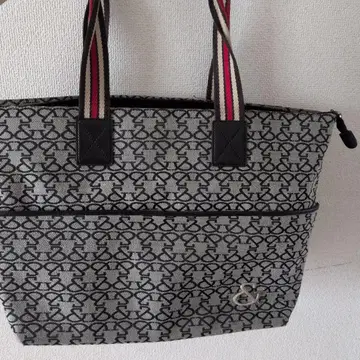 핑키앤다이안 로고 그레이 토트백 헤이세이