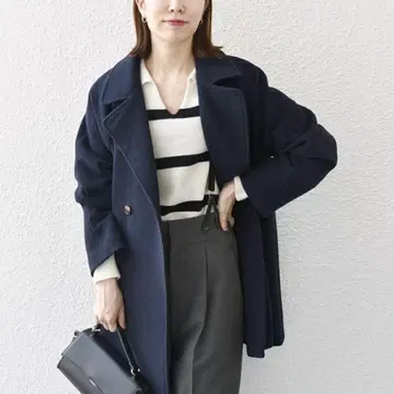 SHIPS any: 스탠드 & 더블 칼라 코트 24FW