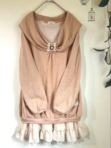 axes femme 액시즈 팜 니트 원피스 프릴 레이스