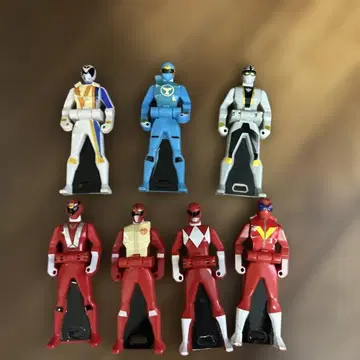 슈퍼전대 히어로 피규어 8체 세트