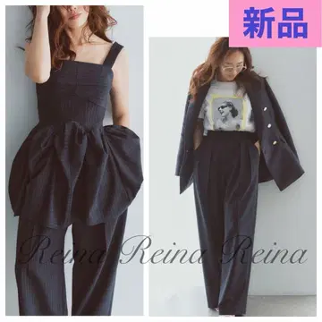 새상품 2025 <카미사키 메구미 씨 콜라보> 2턱 슬랙스 카듀네 36