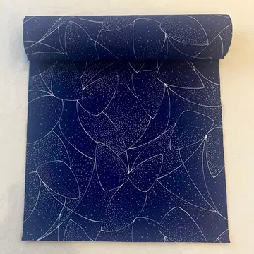 옷감 네이비 컬러 기모노 유카타