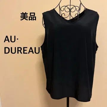 [새상품급] AU DUREAU/여성용/슬리브리스/검정/블랙/무지