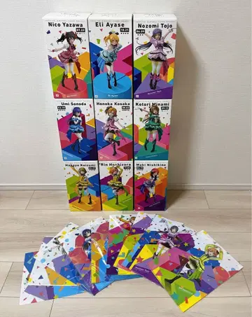 러브 라이브! 벌스데이 피규어 9체 세트 (혜택 포함)