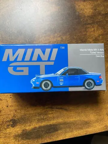 MINI GT 1/64 마쓰다 미아타 MX-5 NA 튜닝 블루 새상품