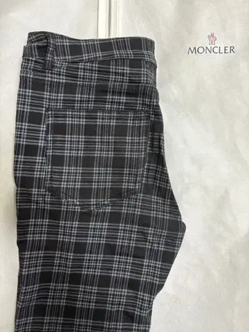 Belinda L 슬랙스 체크 무늬 스트라이프 패턴