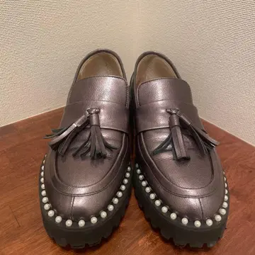 새상품급!! REFLET jouir 다크 브라운 로퍼