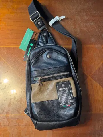 Bianchi 슬링백 블랙/베이지