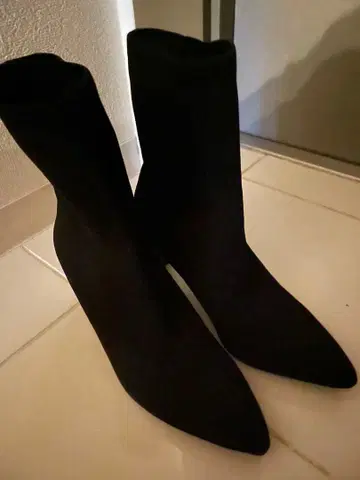 RANDA 스트레치 플레이트 힐 삭스 부츠 M 사이즈