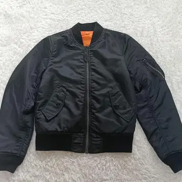새상품급 ALPHA INDUSTRIES MA-1 여성용 S 블랙