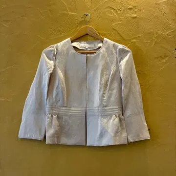 [ 새상품급 ] ANAYI 노카라 자켓 라이트 베이지