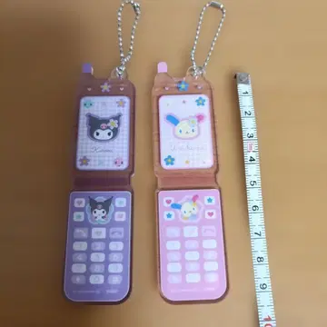 휴대폰형 아크릴 키링 산리오 캐릭터즈 쿠로미 우사하나