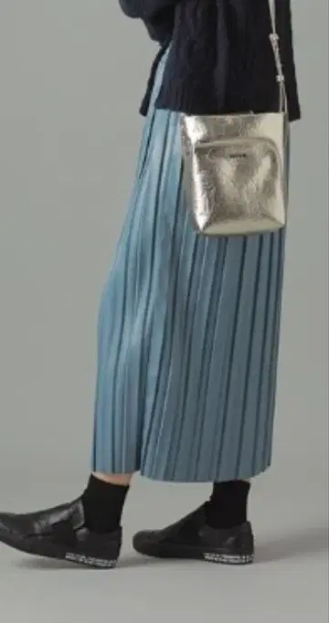 새상품급 ZUCCa 인조 가죽 플리츠 스커트 ( SHIPS,BEAMS,