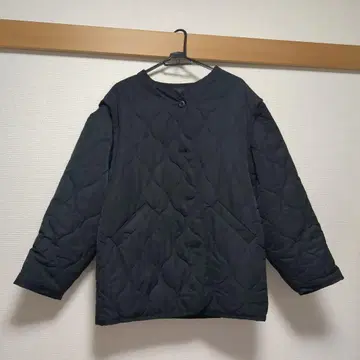 퀼팅 자켓 블랙 아우터