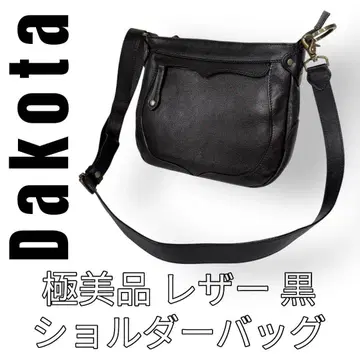 Dakota 다코타 가죽 숄더백 검정 블랙 Vinteage