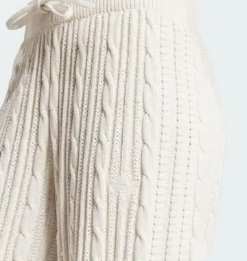 adidas 아디다스 화이트 니트 바지