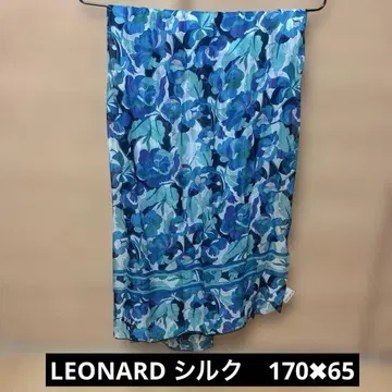 [ LEONARD ] 꽃무늬 실크 스톨