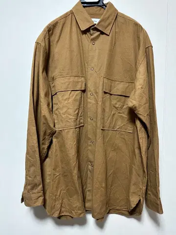 [ 샘플 ] marka 마카 유틸리티 셔츠 CPO 셔츠 카멜