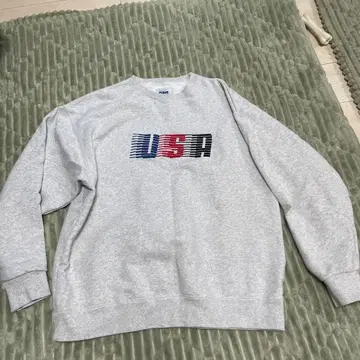 PRO Cotton USA 로고 자수 맨투맨