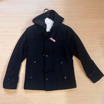 유나이티드 애로우즈 네이비 더플 코트 후드 부착