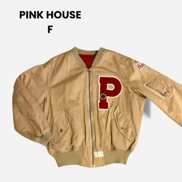 [ 핑크하우스 ] 블루종 점퍼 F 핑크 베이지