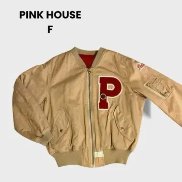 [ 핑크하우스 ] 블루종 점퍼 F 핑크 베이지