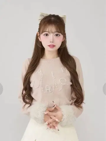 Darich DARICH 로고 펄 니트탑