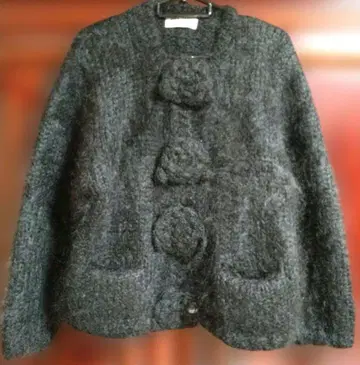 꽃 모티브 가디건 카네코 이사오 (핑크하우스)