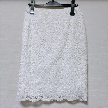 23구 화이트 레이스 타이트 스커트 38