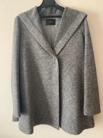 타바사 후드 부착 하프 코트