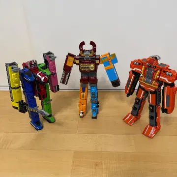 열차전대 토큐저 로봇 3체 세트