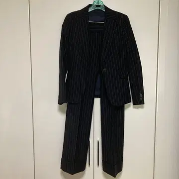 올 시즌 네이비 스트라이프 비즈니스 정장 상하의 세트