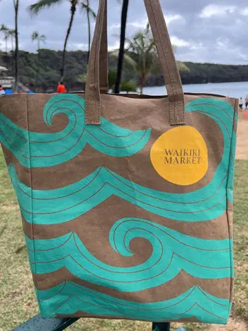 미사용 새상품! WAIKIKI MARKET 와이키키 마켓 에코백