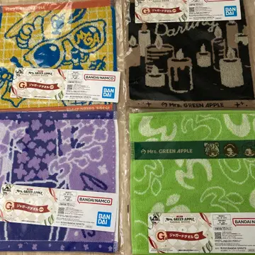 미세스 GREEN APPLE 미세스 제일복권 G상 타월 4종