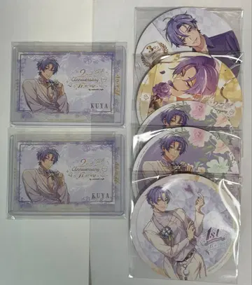 NU:카니발 애니메이트 카페 코스터 메시지 카드 쿠야 7점