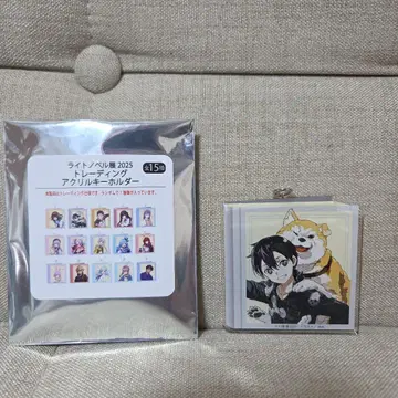 라이트 노벨전 2025 키리토 트레이딩 아크릴 키링 SAO