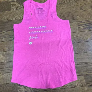 JAZZERCISE 핑크 탱크탑 S