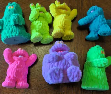 몰 뮤턴트 컬러풀 몬스터형 피규어 7체 세트