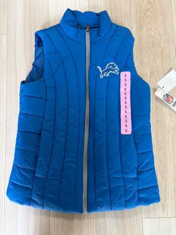 NFL 디트로이트 라이언스 퍼프 베스트 방한 [ 미사용 새상품 ]