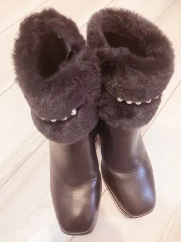 Maison de FLEUR 메종 드 플뢰르 부츠 블랙 M 사이즈