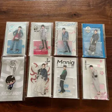 Snow Man 와타나베 쇼타 아크릴 스탠드 7개 + 키링 1개 세트