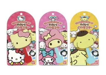 [ 미사용 새상품 ] 산리오 캐릭터즈 초콜릿 핸드 거울