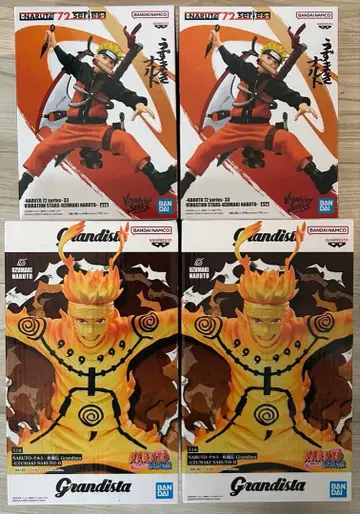 NARUTO 나루토 우즈마키 나루토 피규어 2종 [ 4개 세트 ]