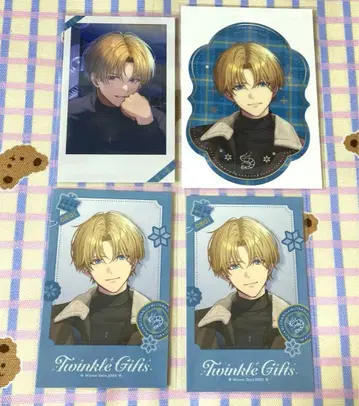 엑스 알비오 윈터 데이트 폴라로이드풍 카드